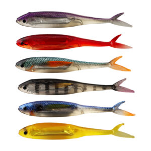 bassbite catch 5'' forked tail soft fish